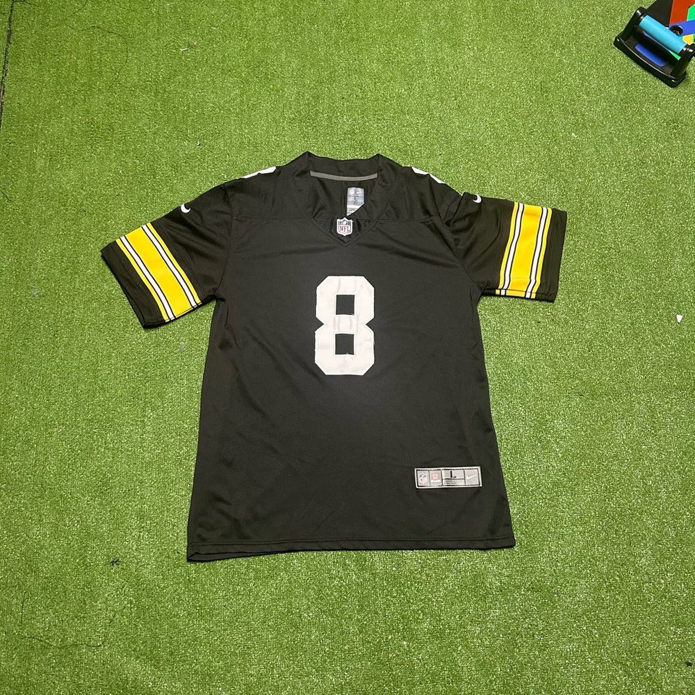 Nike Black and Yellow Men's Jersey